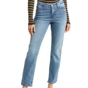 Good American Good Classic High-Rise Jeans in Light Blue, NWT, Size 16